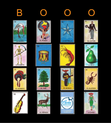 HAUNTED LOTERIA Bingo Card