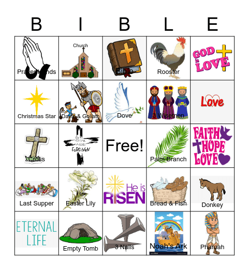 BIBLE Bingo Card