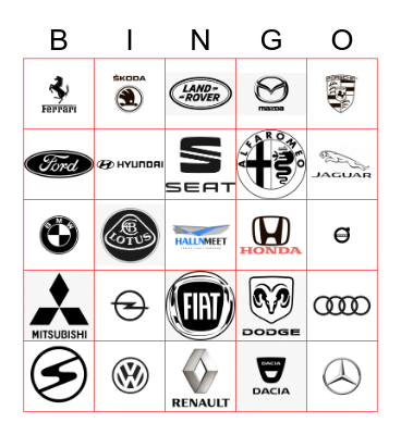 HallnMeet Bingo Card