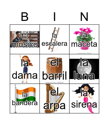 Loteria Mi Pueblito Bingo Card