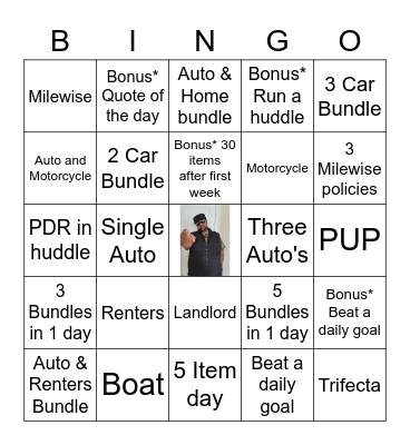 Domination Bingo! Bingo Card
