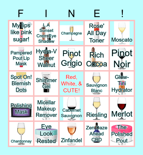 FINE LIKE WINE! Bingo Card