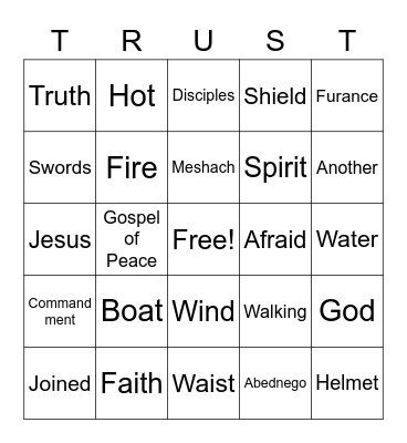 July Bingo Card