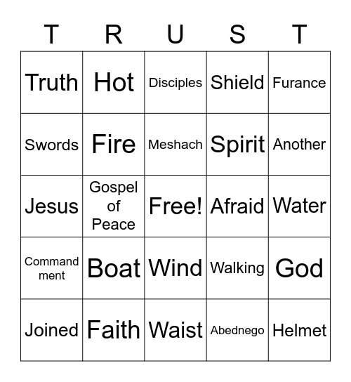 July Bingo Card