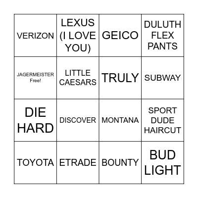 THE STANLEY CUP O' COMMERCE Bingo Card