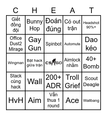 CS:GO Overwatch Bingo Card