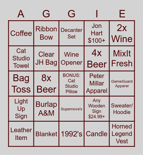 July Sales Competition Bingo Card