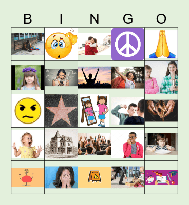 Vocabulary Words Bingo Card