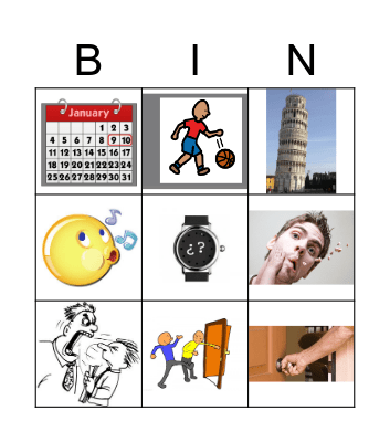 Telling stories Bingo Card