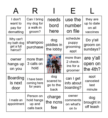 Holiday Reception Bingo! Bingo Card