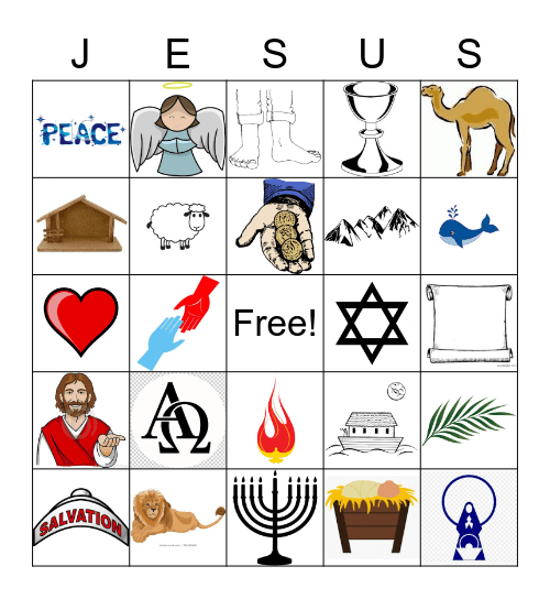 Christian Bingo Card