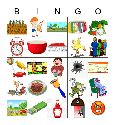 VER Vocab Bingo 7/2 Bingo Card