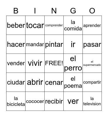 I HATE THIS CLASS Bingo Card