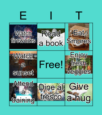 Summer 2021 Bingo Card
