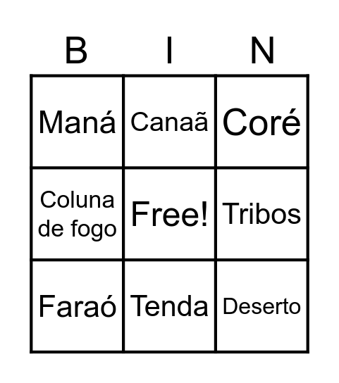 Santo Arraial Bingo Card