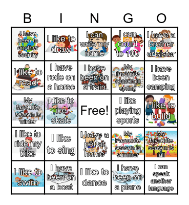 Icebreaker Bingo! Bingo Card
