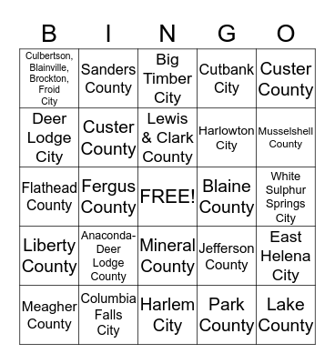 2015 Clerk Conference Bingo Card