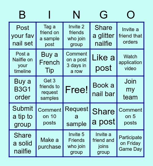 July BINGO Card