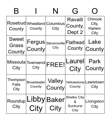 2015 Clerk Conference Bingo Card