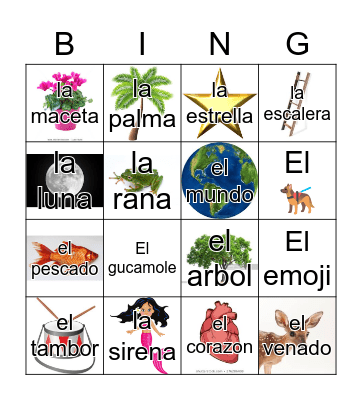 Loteria Mi Pueblito Bingo Card