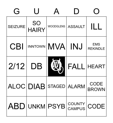 GUADO Bingo Card