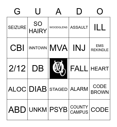 GUADO Bingo Card