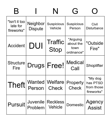 July 4th Bingo 2021 Bingo Card