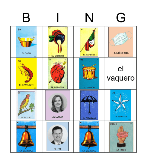 LOTERIA Bingo Card