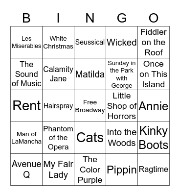 New York City 2015 Bingo Card