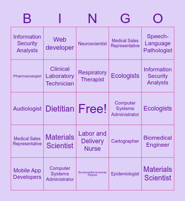 STEM TRIVIA BINGO Card