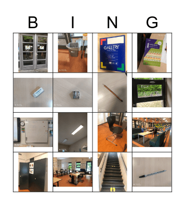 De school Bingo Card