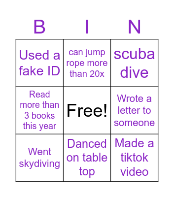 YPN Culture Shapers Bingo Card