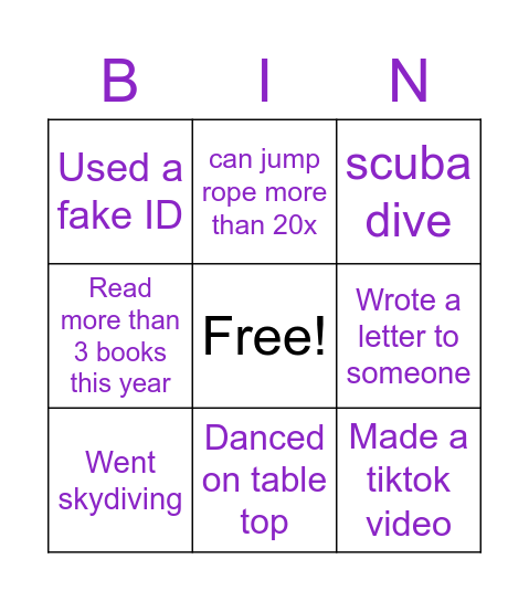 YPN Culture Shapers Bingo Card