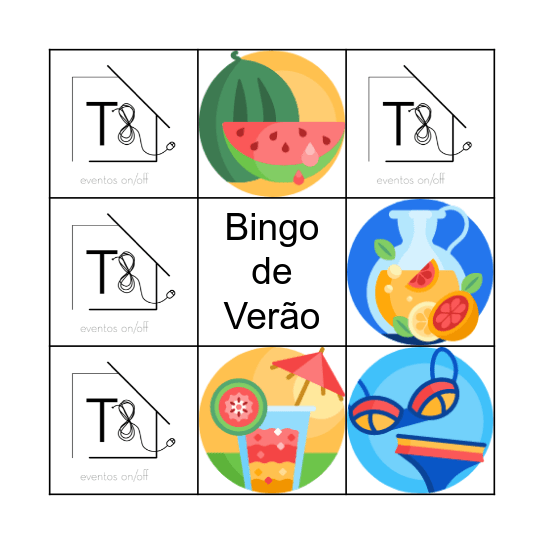 Bingo De Verão Bingo Card