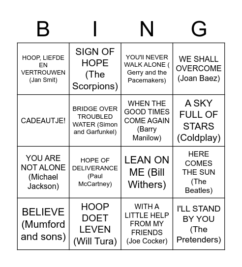 HOOPBINGO Card