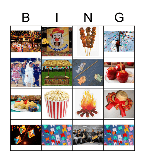 FESTA JUNINA Bingo Card
