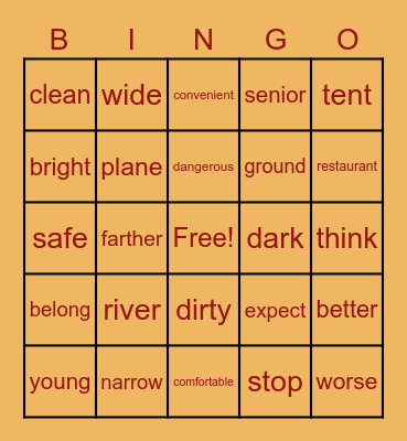 EC6 Bingo Card