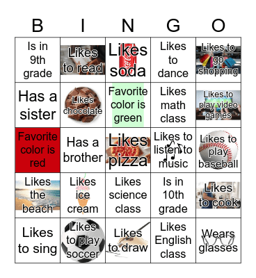 Find Someone Who... (encontrar a alguien que, encontre alguém que, Hãy tìm người nào mà) Bingo Card