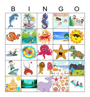 Summer Fun  Bingo Card