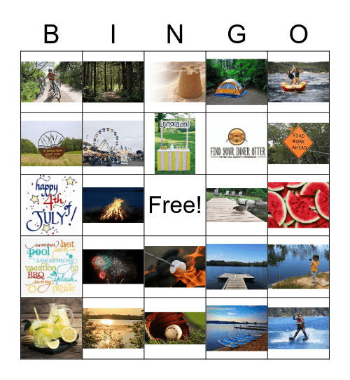 Minnesota Summer Bingo Card