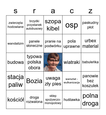 Polska trip Bingo Card