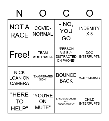 OPERATION BINGO SHIELD Bingo Card