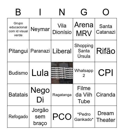 Conspira Bingo Card