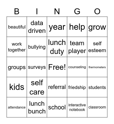 Buzzword BINGO Card