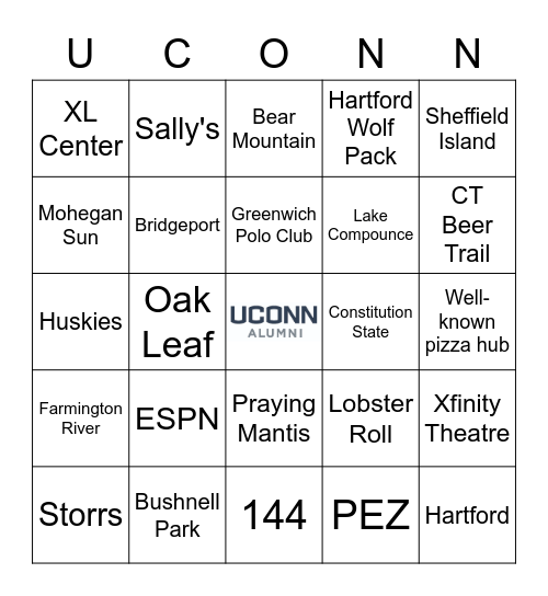 Engagement Team Bingo Card