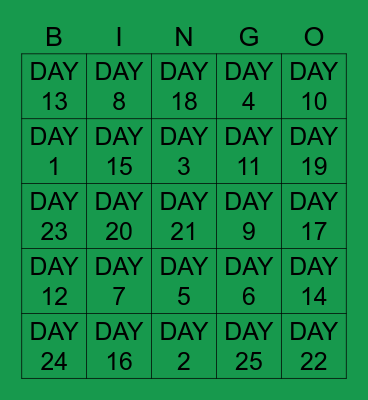 SUMMER BINGO Card