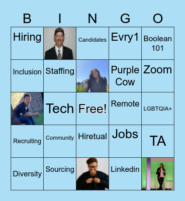 Evry1 Community Bingo! Bingo Card