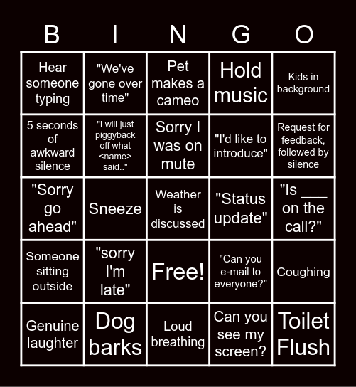 CX BINGO - WELLS FARGO Bingo Card