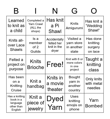 AHKG Bingo Card