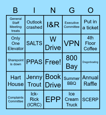 CPSO BINGO! Bingo Card